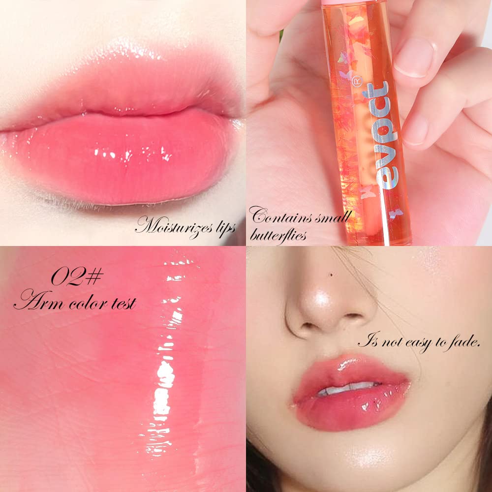 BINGBRUSH 3 Pcs Color Changing Lip Gloss lipstick, Pink Magic Mood Lip Oil Tinted,Temperature Color Change Lip Stain Lip Balm, Longlasting Lips Will Not Dry Out