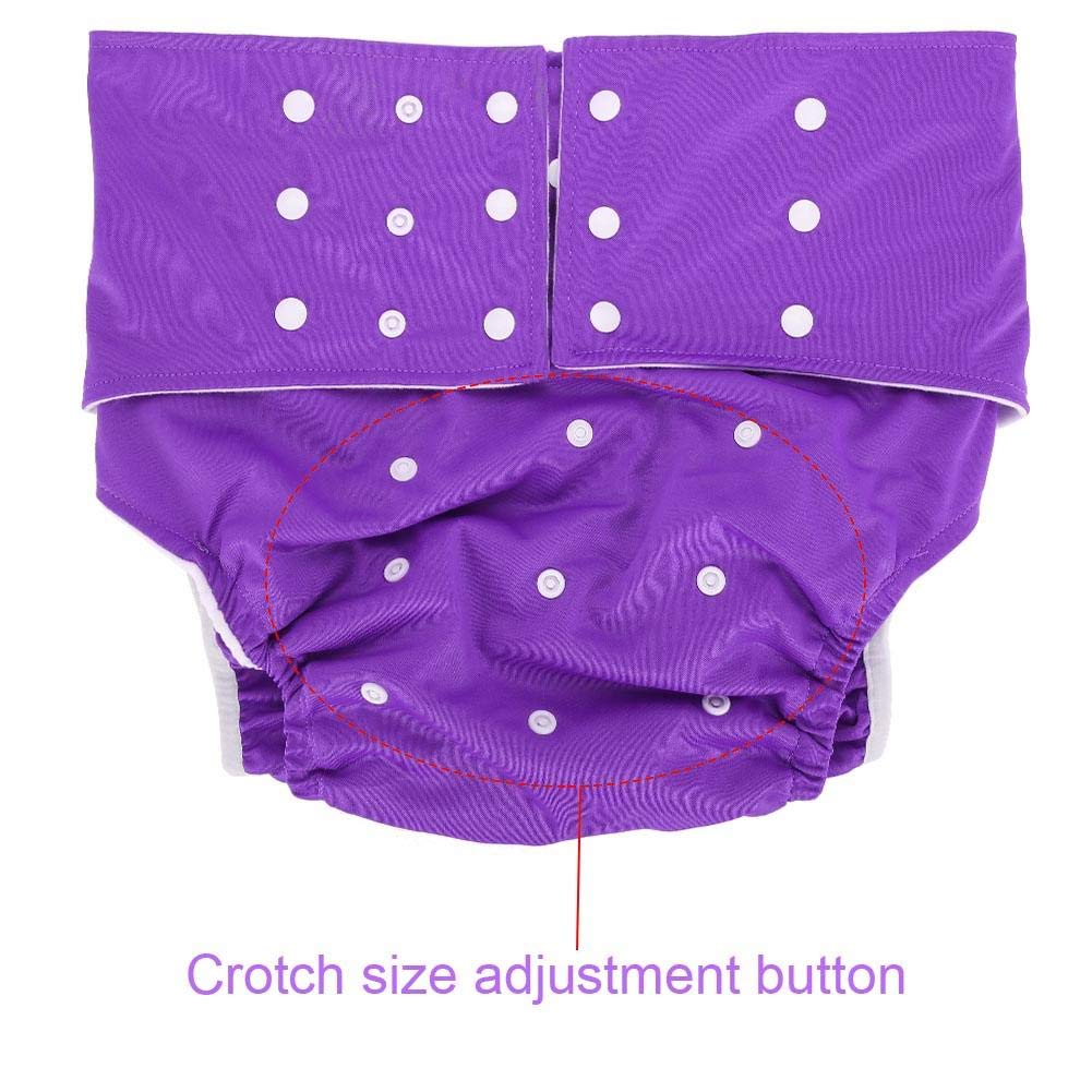 Pocket Nappy, Adult Pocket Diaper, Adjustable Adult Nappy, Reusable Adult Nappy, Diaper, Washable Adult Pocket Nappy Breathable Leakfree[]