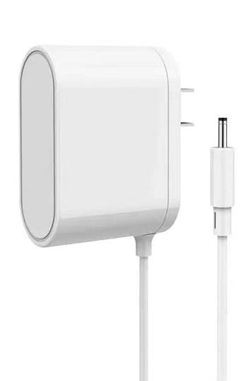 White Power Adapter Replacement for Alexa Show 5, Alexa Dot 3rd Gen, 4th Gen - 15W Power Cord Charger