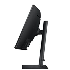 SAMSUNG 34” ViewFinity S65UA Series Ultrawide QHD Curved Monitor, HDR10, 100Hz, 350 nit, USB- C, Adjustable Stand, Intelligent Eye Care, LS34A650UBNXGO, Black