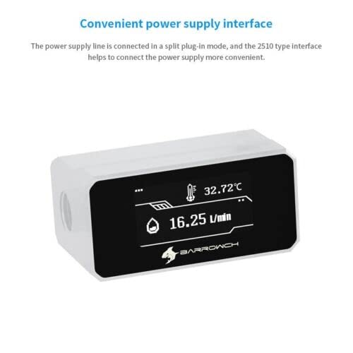 Barrowch OLED Temperature Display with Alarm and Intelligent Shutdown