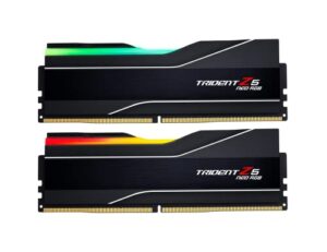 g.skill trident z5 neo rgb series (amd expo) ddr5 ram 32gb (2x16gb) 6000mt/s cl32-38-38-96 1.35v desktop computer memory udimm - matte black (f5-6000j3238f16gx2-tz5nr)