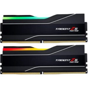 G.SKILL Trident Z5 Neo RGB Series (AMD Expo) DDR5 RAM 32GB (2x16GB) 6000MT/s CL32-38-38-96 1.35V Desktop Computer Memory UDIMM - Matte Black (F5-6000J3238F16GX2-TZ5NR)