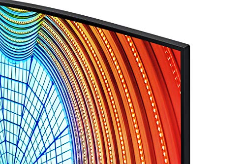 SAMSUNG 34” ViewFinity S65UA Series Ultrawide QHD Curved Monitor, HDR10, 100Hz, 350 nit, USB- C, Adjustable Stand, Intelligent Eye Care, LS34A650UBNXGO, Black