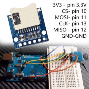 10pcs Micro SD SDHC TF Card Adapter Reader Module with SPI Interface Level Conversion Chip Compatible for Arduino Raspberry PI