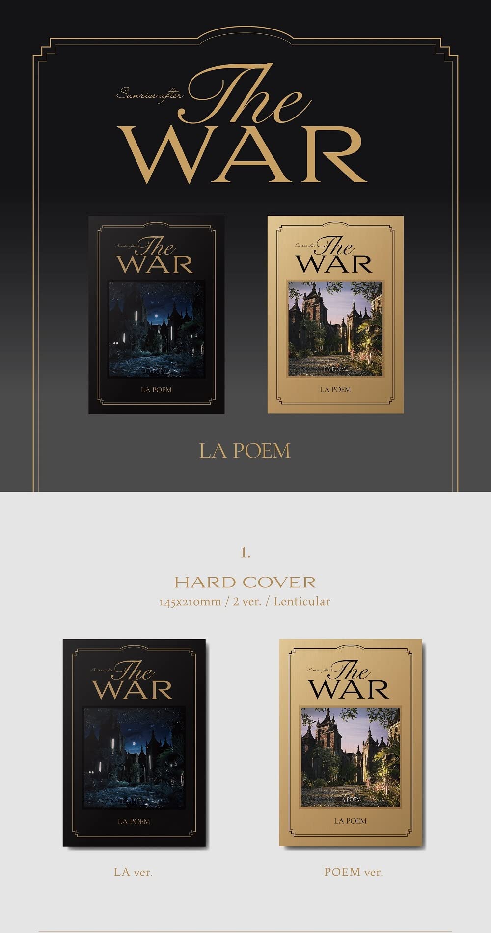 LA Poem - Single Album The WAR CD (Random ver.)