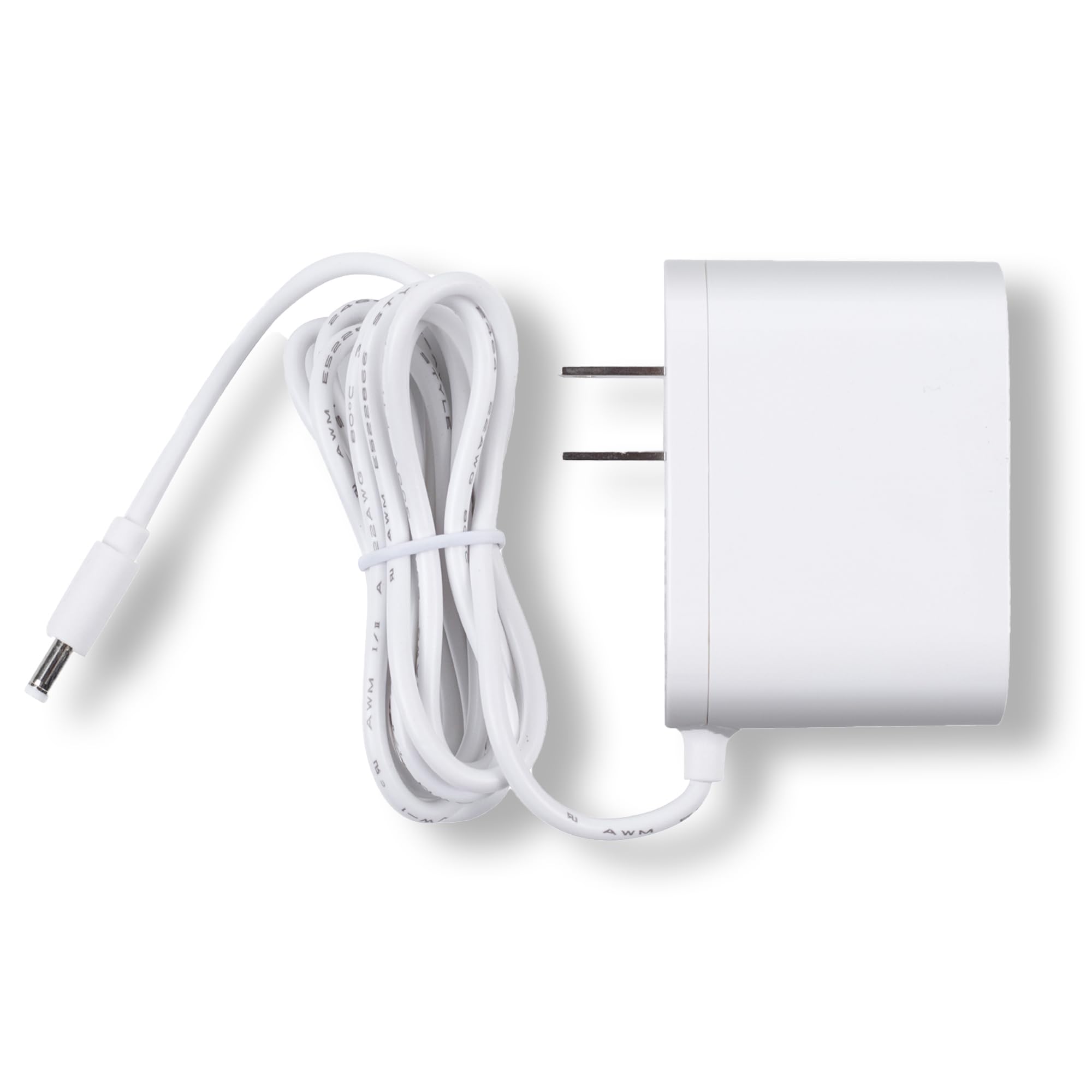 White Power Adapter Replacement for Alexa Show 5, Alexa Dot 3rd Gen, 4th Gen - 15W Power Cord Charger