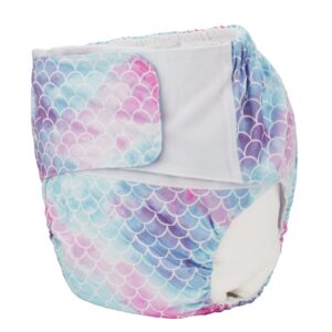 Teen Adult Cloth Diaper Nappy Reusable Washable for Disability Incontinence Large (Scales)