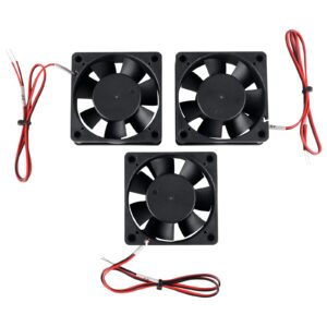 FYSETC 3D Printer Parts Vorn 2.4 R2 Fan 6020 Bottom Cooling Fan 24V 60x60x20mm Hydraulic Bearing Brushless Fan with Cable 400mm High Wind Speed Compatible with Vorn 2.4 R2 - Pack of 3