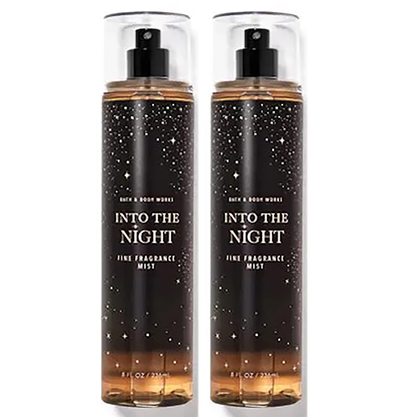 Bath & Body Works Bath and Body Works Fine Fragrance Mist - Value Pack Lot of 2 (Into The Night), 4 Ounce (Pack of 2), 8.0 fluid_ounces