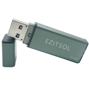 EZITSOL 64GB/128GB Write Protect USB Flash Drive with Physical Switch,Write Blocker Protection,64GB exFat USB3.0 High Speed up to 150MB/S,MLC Jump Drive Pendrive Thumb Drive Memory Stick