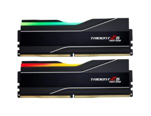 g.skill trident z5 neo rgb series (amd expo) ddr5 ram 32gb (2x16gb) 5600mt/s cl28-34-34-89 1.35v desktop computer memory udimm - matte black (f5-5600j2834f16gx2-tz5nr)