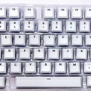 wj forG915 Full Set of 109/87 Keycaps Replacement G915/G913/G815/G813 TKL RGB Gaming Mechanical Keyboard (109 Keys White G915)