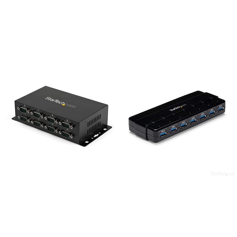 StarTech.com USB Hub and RS232 Serial Adapter Bundle (ICUSB2328I + ST7300USB3B)