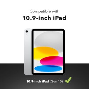 ZAGG Invisible Shield Glass Elite VisionGuard Screen Protector for Apple iPad 10.9-inch (Gen 10-2022) - 5X Stronger, Blue-Light Protection, Anti-Fingerprint Technology, Easy to Install