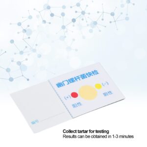 HURRISE 10 Piece Home Helicobacter Pylori antigen Rapid Test Cassette Tartar Sampling self Test Bowel Health Check