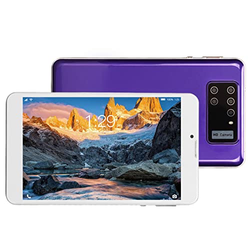 YOKAM Purple Kids Tablet 100240V IPS HD Screen Resolution 1200 x 1920 7 Inch Tablet 6000mAh Battery for Elderly US Plug