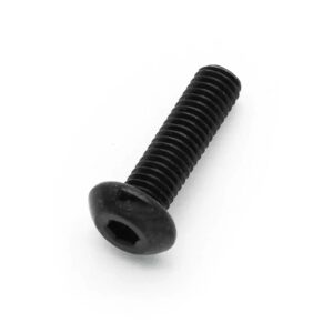 10pcs M5x20mm Button Head Hex Machine Screw Black Oxide