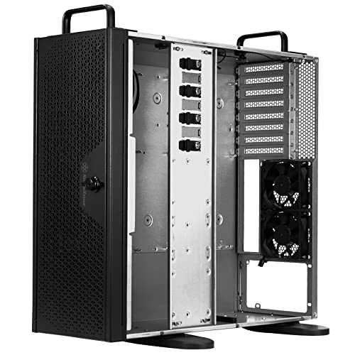 SilverStone Technology RM44 4U Rackmount Server Chassis with Enhanced Liquid Cooling Capability (up to 360mm Radiator), SST-RM44