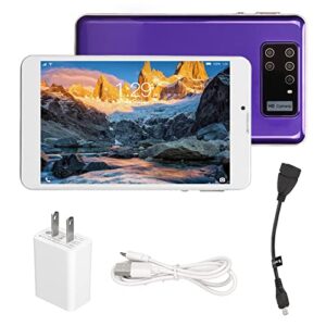 YOKAM Purple Kids Tablet 100240V IPS HD Screen Resolution 1200 x 1920 7 Inch Tablet 6000mAh Battery for Elderly US Plug