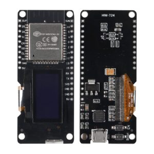 AITIAO 2PCS 0.96" OLED ESP-WROOM-32 ESP32 Display 2.4GHz WiFi Bluetooth Dual Mode Development Board Display for Wemos D1 AP STA