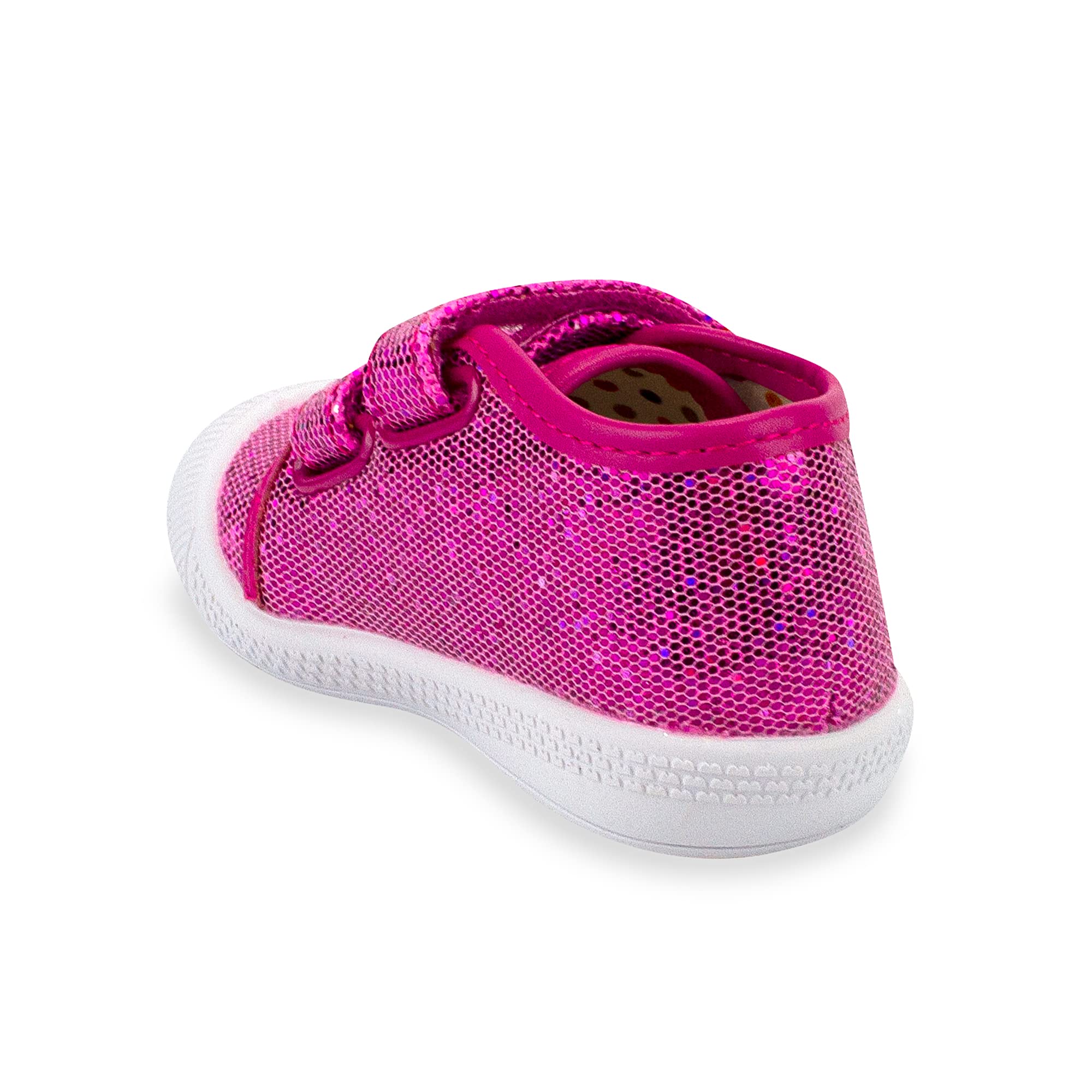 Zutano Baby Shoes for Walking, Infant, Toddler First Walking Shoes, Azalea Sparkle, 3