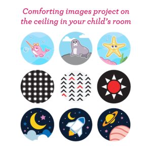 Project Nursery 5-in-1 Sound Soother - Bluetooth Speaker, Sound Soother, Projector, Nightlight and Sleep Timer for Babies, Toddlers and Kids