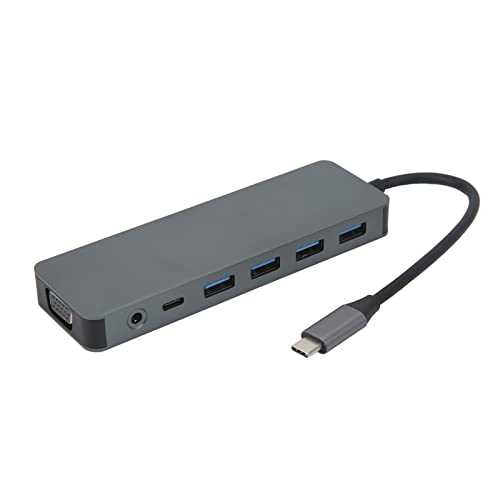 13 in 1 USB C Hub Multiport Adapter, with HDMI, 4K VGA Port, 100W Power Delivery, 3 USB 3.0 5Gbps, SD TF Card, PD Charging Port Docking Station