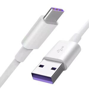 Deal Venture USB Type C Cable 6 Feet – Fast Charging 3A USB-C2.0 to USB-A Cable - 6-Feet, WHITE