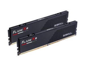 g.skill flare x5 series (amd expo) ddr5 ram 32gb (2x16gb) 6000mt/s cl36-36-36-96 1.35v desktop computer memory udimm - matte black (f5-6000j3636f16gx2-fx5)