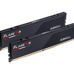 G.SKILL Flare X5 Series (AMD Expo) DDR5 RAM 32GB (2x16GB) 6000MT/s CL36-36-36-96 1.35V Desktop Computer Memory UDIMM - Matte Black (F5-6000J3636F16GX2-FX5)