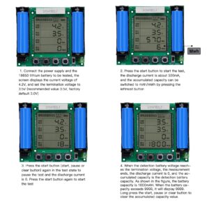 Lithium Battery Capacity Tester M239 Li Ion Battery High Accuracy Capacity Tester Module Mah and Mwh Digital Display Measurement for M239