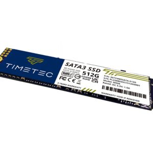 Timetec 512GBx2 (2 Pack) SSD 3D NAND SATA III 6Gb/s M.2 2280 NGFF 256TBW Read Speed Up to 550MB/s SLC Cache Performance Boost Internal Solid State Drive for PC Computer Laptop and Desktop