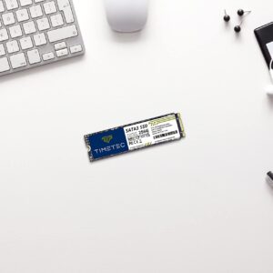 Timetec 256GBx10 (10 Pack) SSD 3D NAND TLC SATA III 6Gb/s M.2 2280 NGFF 128TBW Read Speed Up to 550MB/s SLC Cache Performance Boost Internal Solid State Drive for PC Computer Laptop and Desktop