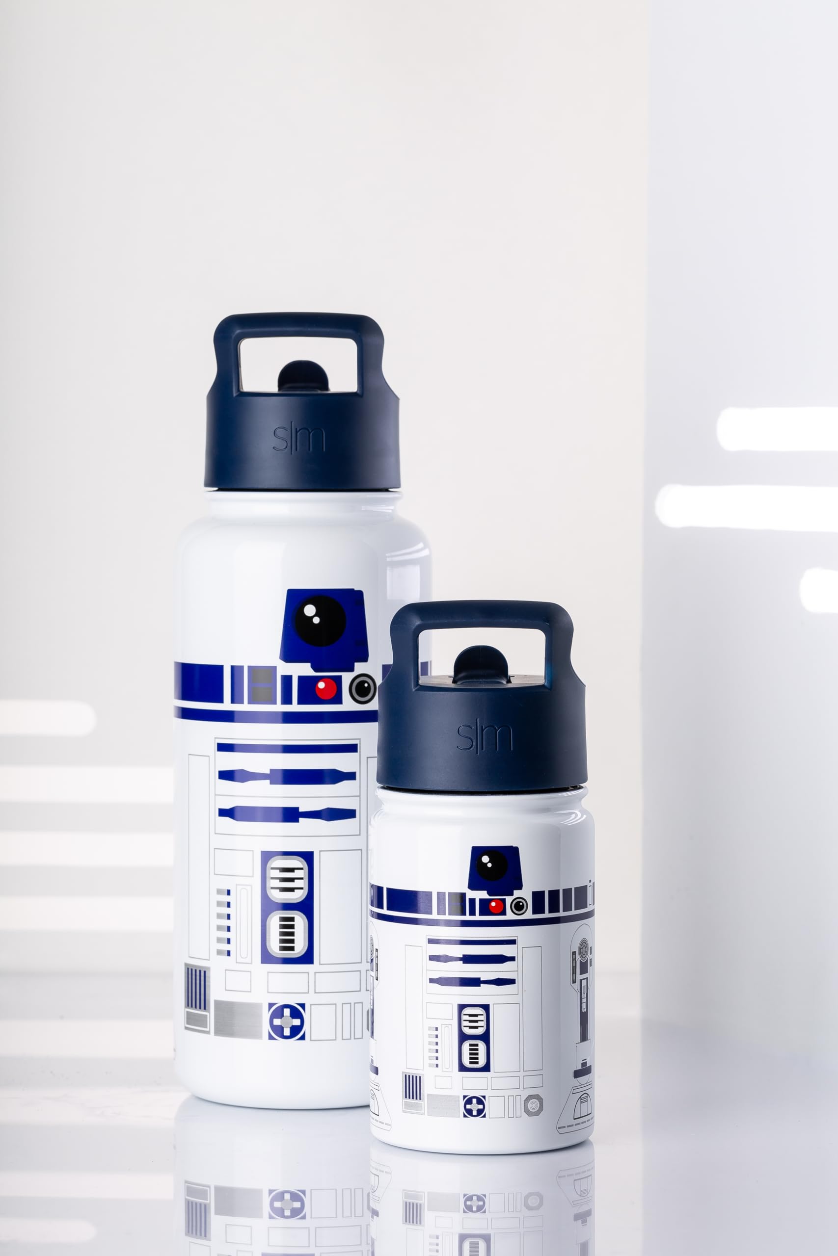 Simple Modern Star Wars R2D2 Water Bottle for Kids | Reusable Cup with Straw Lid Insulated Stainless SteelTumbler Gifts for Toddlers Boys | Summit Collection | 18oz R2D2