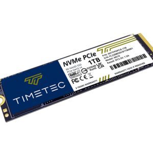 Timetec 1TBx2 (2 Pack) SSD NVMe PCIe Gen3x4 8Gb/s M.2 2280 3D NAND TLC 600TBW High Performance SLC Cache Read/Write Speed Up to 2,000/1,600 MB/s Internal Solid State Drive for PC Laptop and Desktop