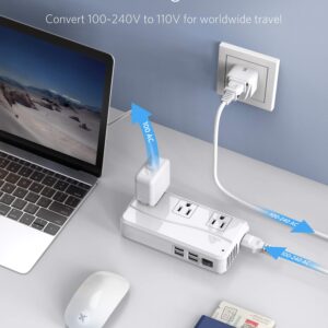 BESTEK Universal Travel Adapter 220V to 110V