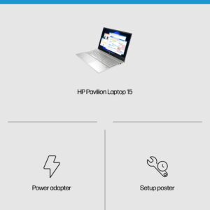 HP Pavilion 15-eg2025nr 15.6" FHD Laptop Intel Core Intel Core i7-1255U 1.7GHz 16GB RAM 512GB SSD Wi-Fi Bluetooth Webcam Windows 11 Professional(Renewed)