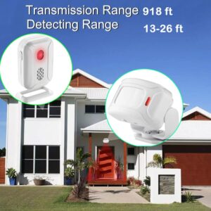 Motion Sensor Door Bells Chimes for Business, Bed and fall sensing,Door Buzzer, Commercial Wireless Security Storefront Bell, Body Motion Sensor Alarm with Remote