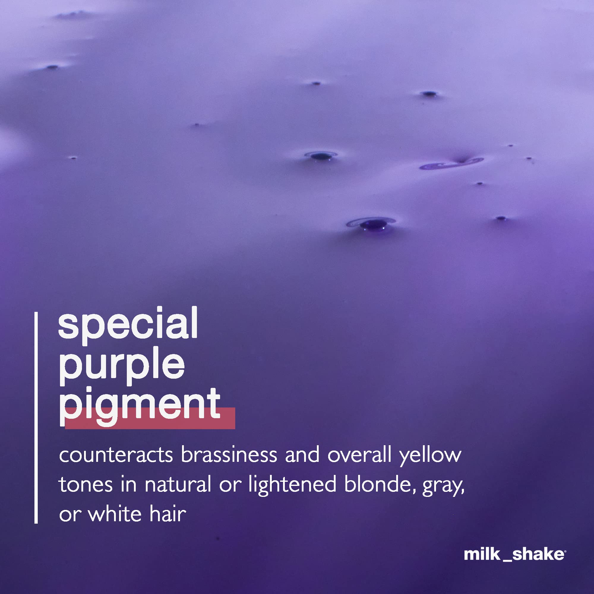 milk_shake Silver Shine Purple Shampoo for Blonde Hair - Blonde Shampoo for Brassy Hair 100% SLES-Free 1.7 Fl Oz