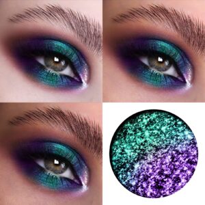 FOCALLURE Chameleon Cream Eyeshadow,Intense Color Shifting Creamy Eye Shadows,Highly Pigmented Metallic,Shimmer,Multi-Reflective Finishes,Sirens Whispers