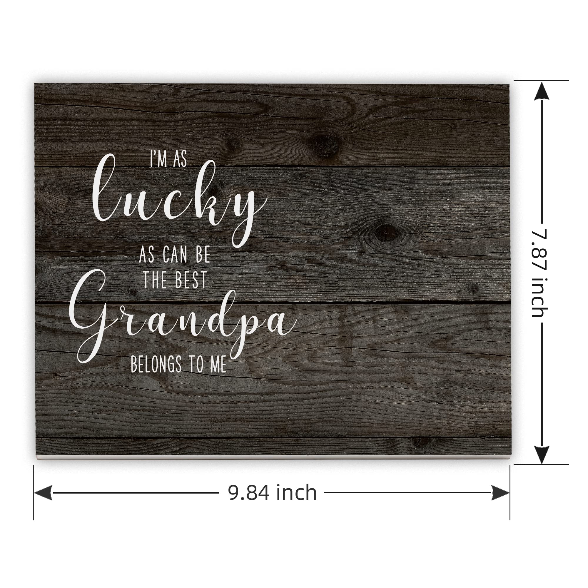 FDFHOME Appreciation Grandpa Picture Frame, Grandparent's Day Gift for Grandpa, Grandpa Birthday, Christmas gift from daughter, Fathers Day Gift for Grandpa First Christmas Gift for Grandpa