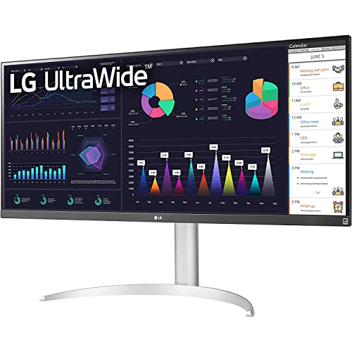 LG 34WQ650-W 34" 21:9 UltraWide Full HD (2560 x 1080) 100Hz IPS Monitor Bundle with Elite Suite 18 Software + 2 Year Protection Warranty