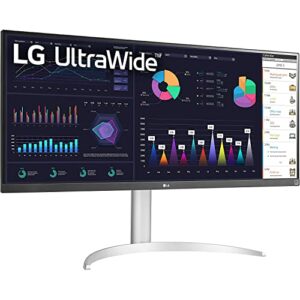 LG 34WQ650-W 34" 21:9 UltraWide Full HD (2560 x 1080) 100Hz IPS Monitor Bundle with Elite Suite 18 Software + 2 Year Protection Warranty