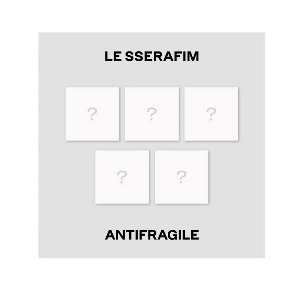 YG PLUS LE SSERAFIM - 2nd Mini Album ANTIFRAGILE (Compact Ver.) CD (Random ver.)