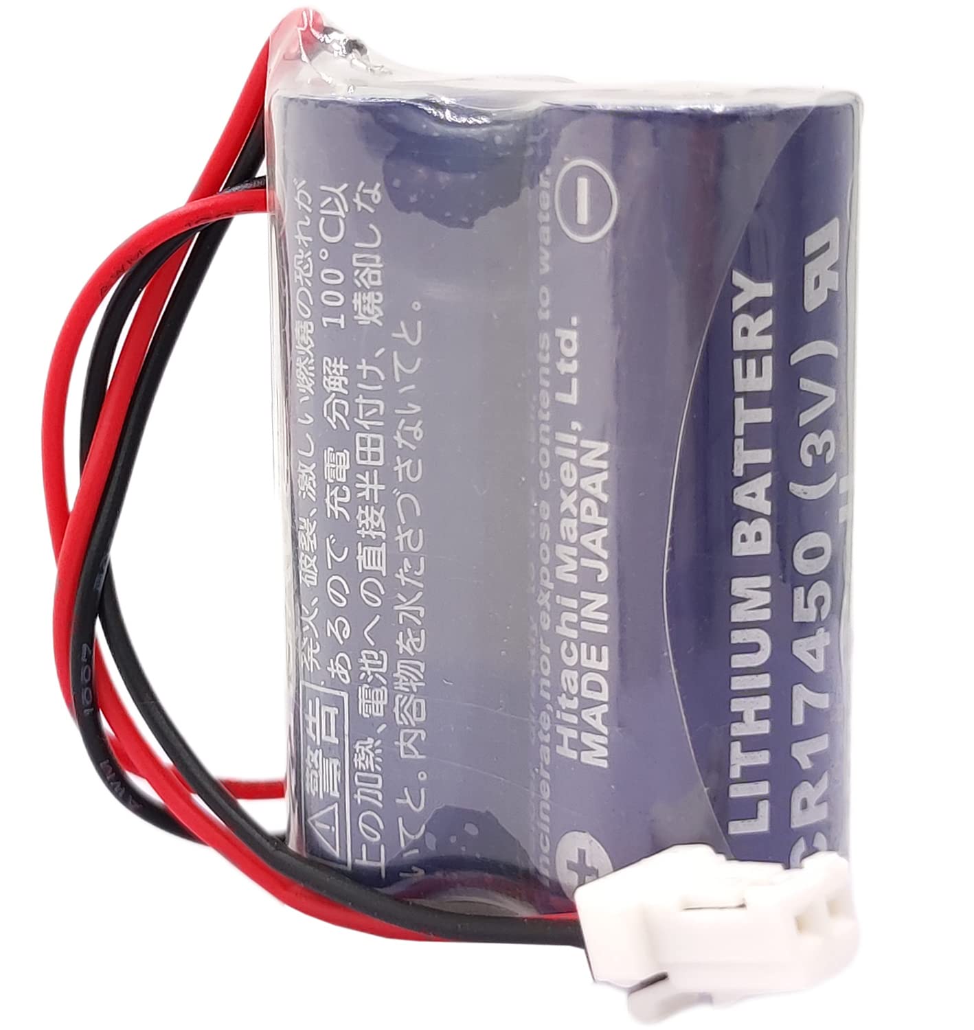 BATTEMALL CR17450-2WK27 / D80UB016170 3V Replacement PLC Battery 2*CR17450 Battery Pack for 2CR17450 3V Battery