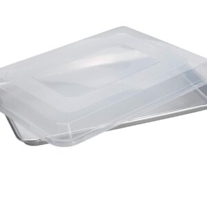 Nordic Ware Half Sheet Cover and Natural Aluminum Commercial Cake Pan with Lid