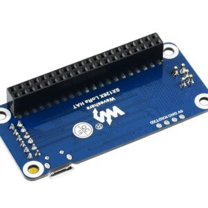 Waveshare SX1262/SX1268 LoRa HAT, Compatible with Raspberry Pi 5/4B/3B/Zero/Zero W/Zero 2W/Pico/Pico W/Pico WH, UART Interface, SX1262 868M LoRa HAT