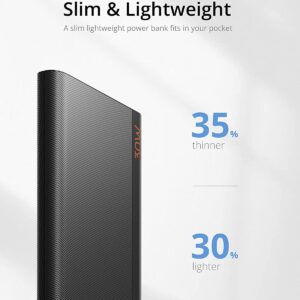 imuto Slim Portable Charger, 30W PPS Bundle Super Fast Charging Power Bank with USB-C PD Power Bank External Battery, Compatible with Samsung Galaxy S23 S22, iPad Pro, iPhone 15/14/13 Pro Max, Pixel