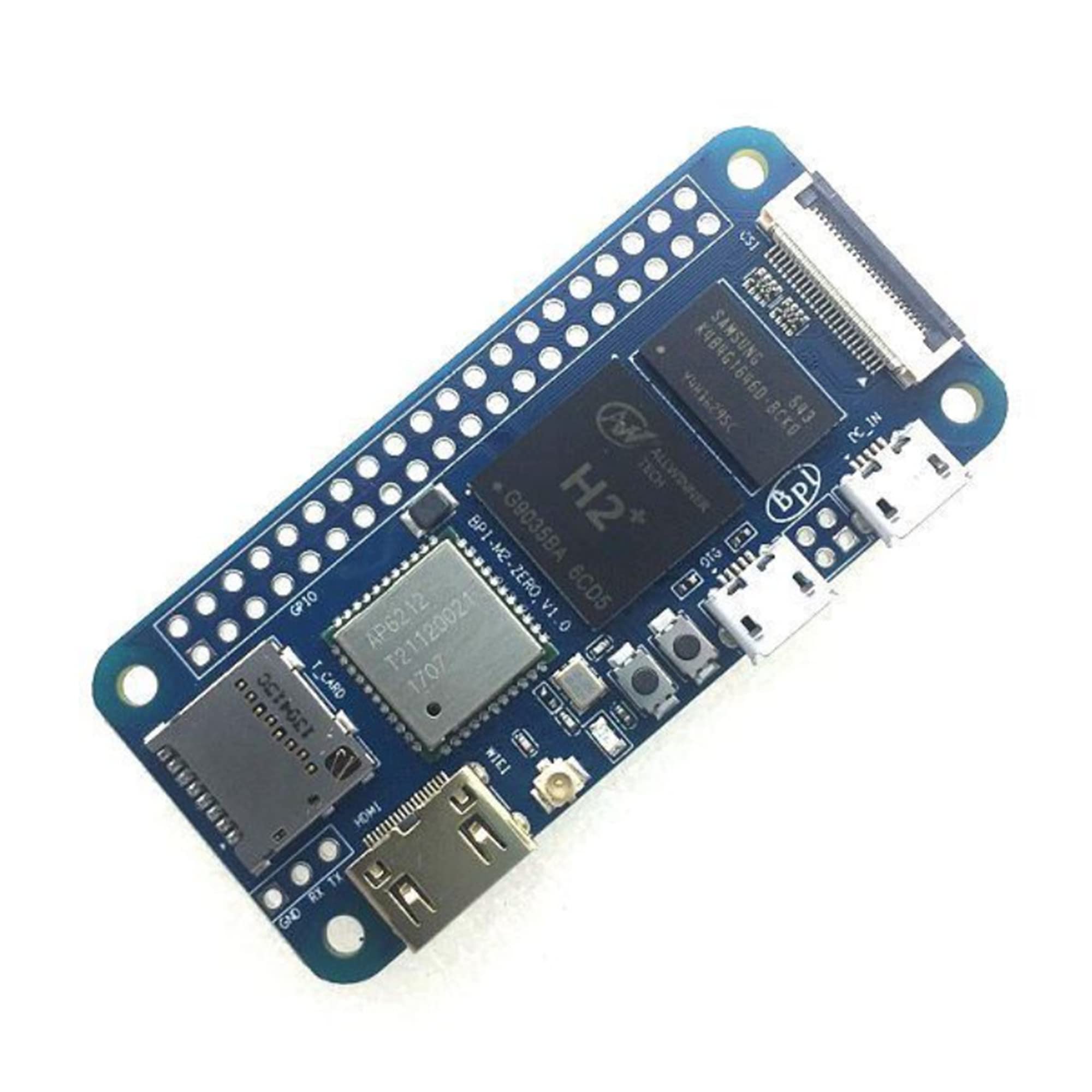 Banana Pi BPI-M2 Zero Quad-Core Open Source Single Board Computer Allwinner H2+ Compatible with Raspberry Pi zero (BPI-M2 Zero)